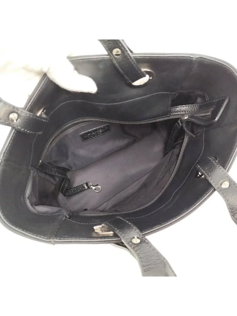 Chanel Paris Biarritz PM Tote Leather Black
